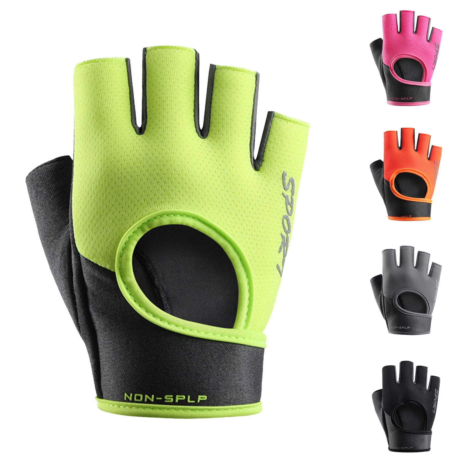 Workout Glove Gym - Guantes de Ciclismo Deportivos de Medio