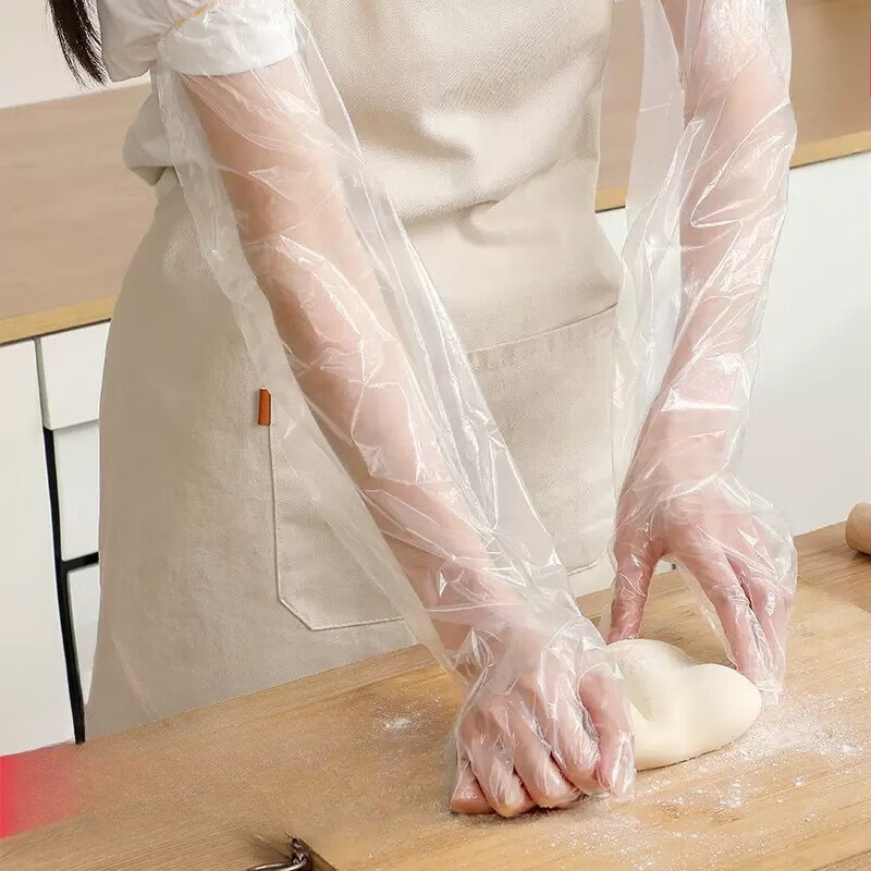 Rubber Glove Cleaning - Guantes desechables para protección de brazos,