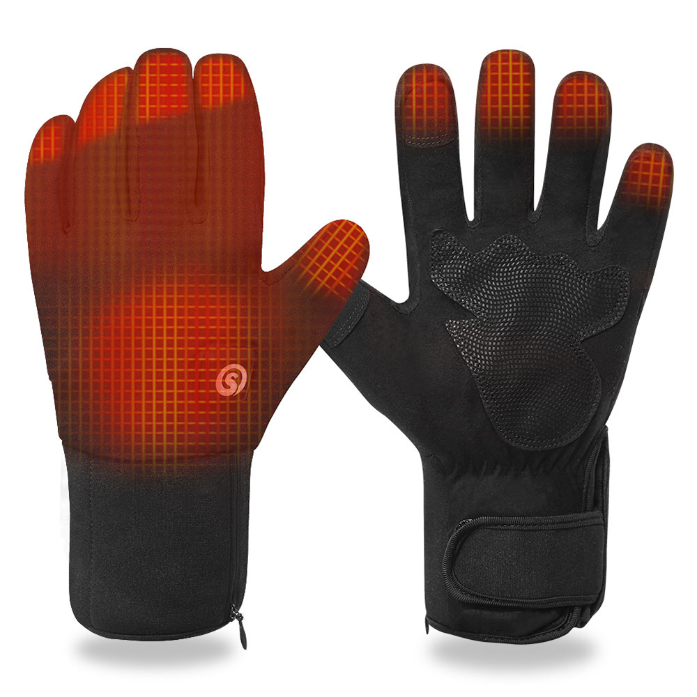 Ski Glove Waterproof - Guantes calefactados eléctricos con batería, calentador