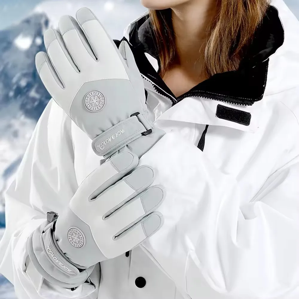 Ski Glove Waterproof - Guantes de esquí impermeables para mujer,