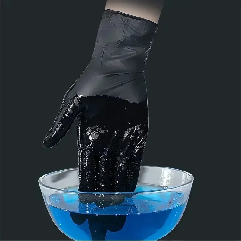 Guantes Negros Desechables Uni - Latex Disposable Glove reseña y precio