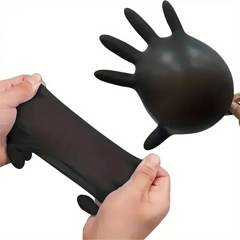 Guantes Negros Desechables Uni - Latex Disposable Glove reseña y precio