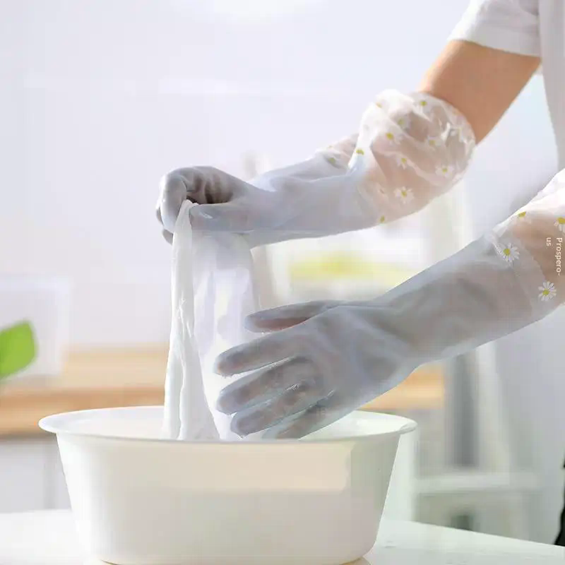 Guantes de Limpieza Impermeabl - Rubber Glove Cleaning reseña y precio
