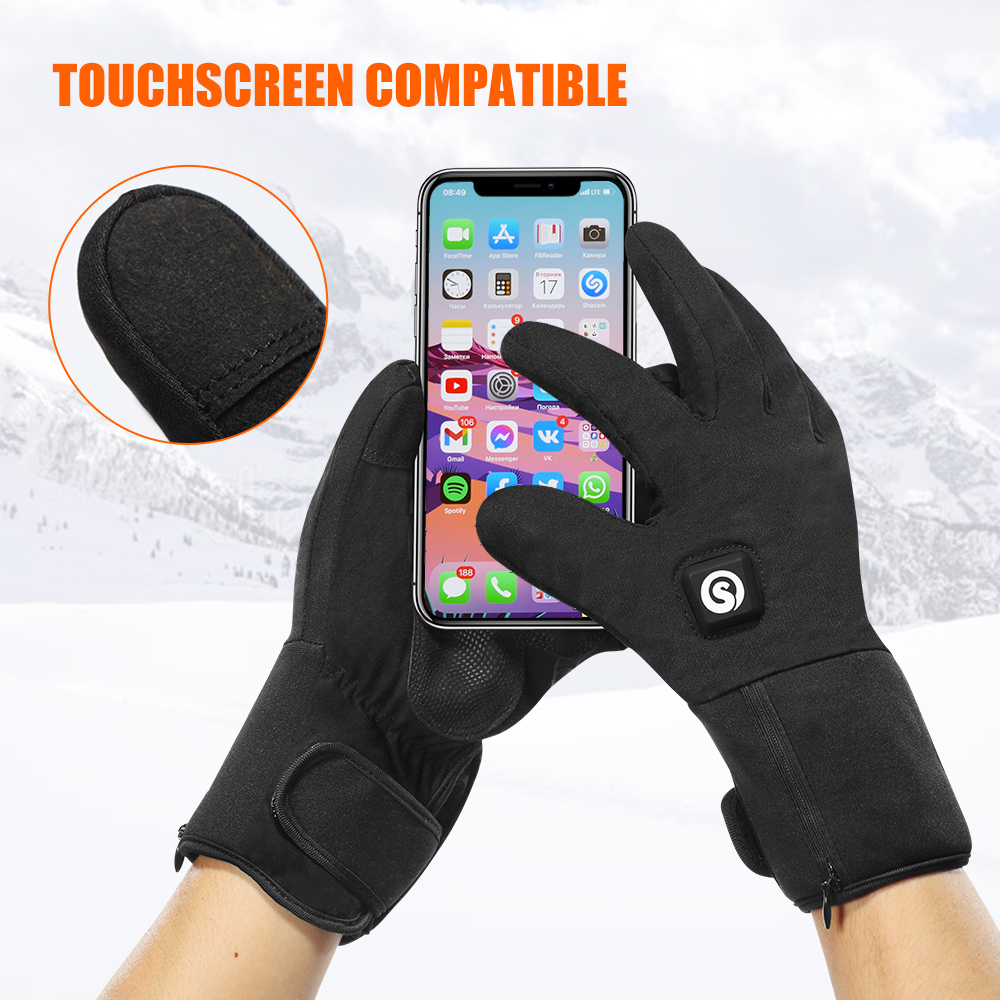 Guantes calefactados eléctrico - Ski Glove Waterproof reseña y precio