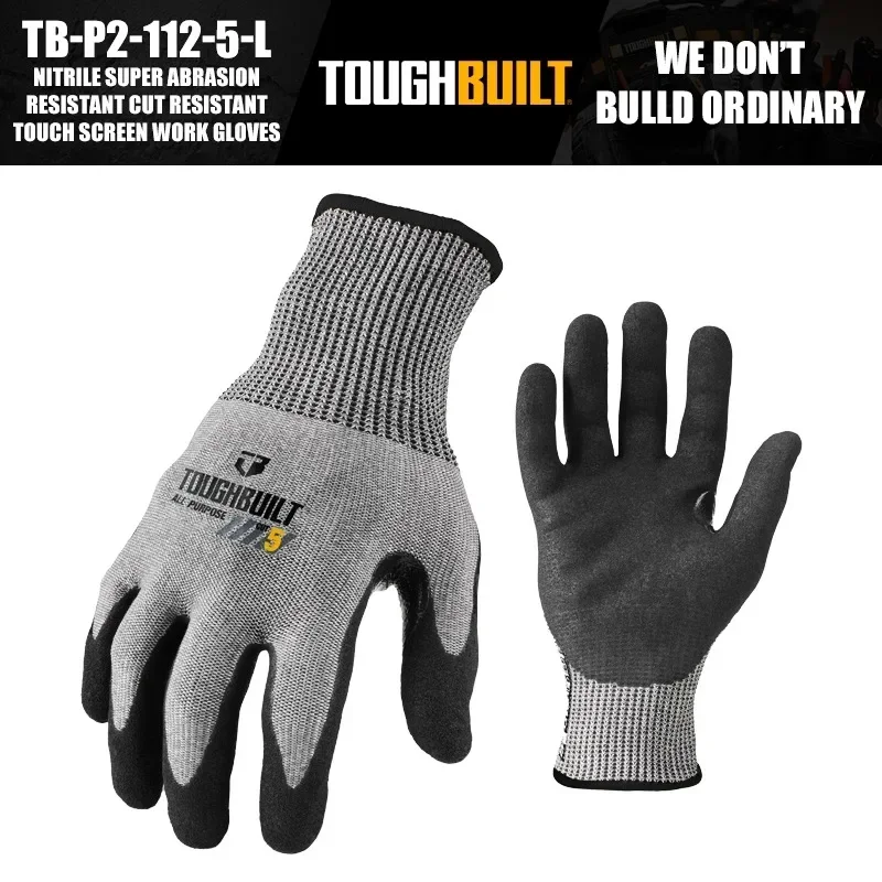 ToughBuilt TB-P2-112-5-L nitri - Cut Resistant Glove reseña y precio