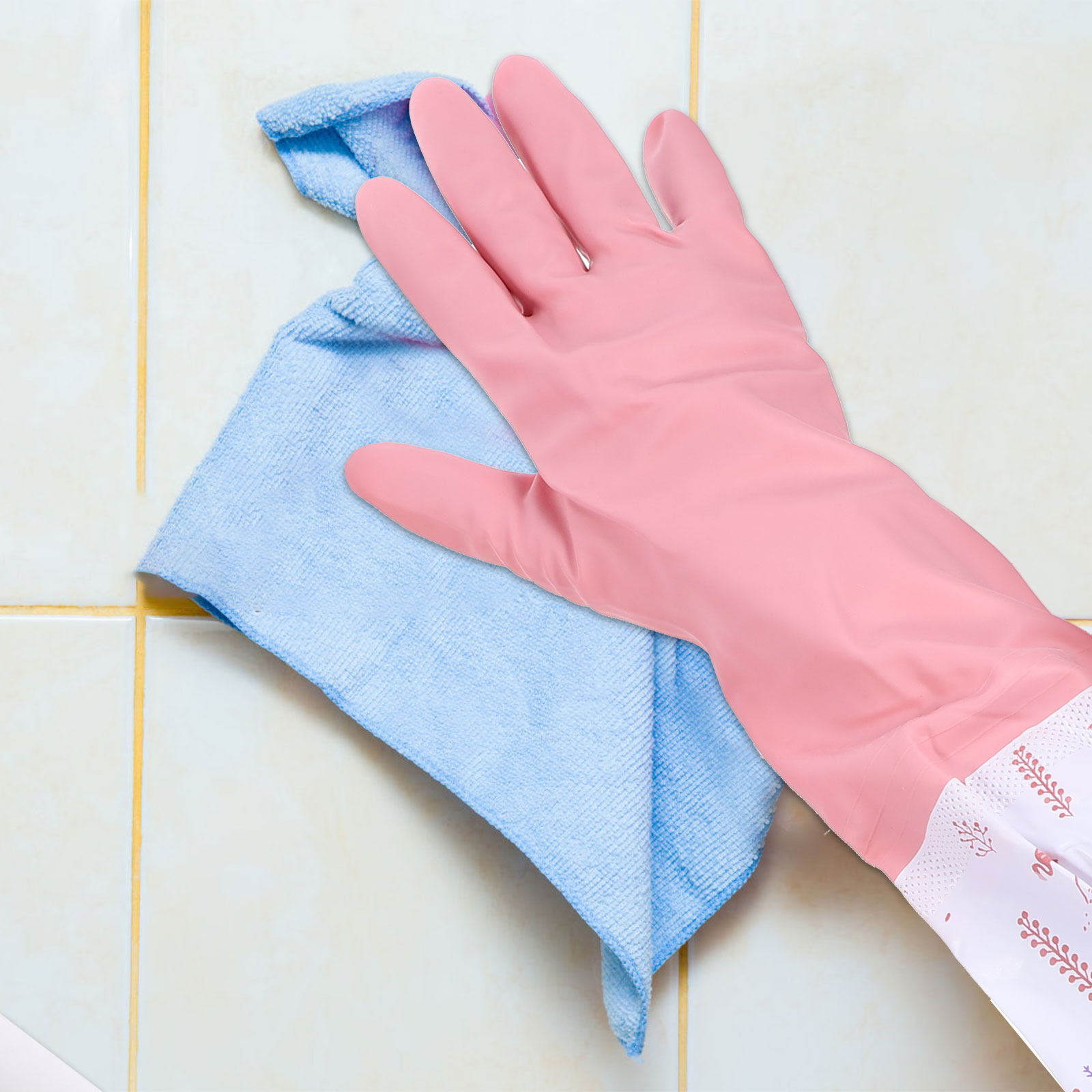 2 pares de guantes impermeable - Dish Glove Rubber reseña y precio