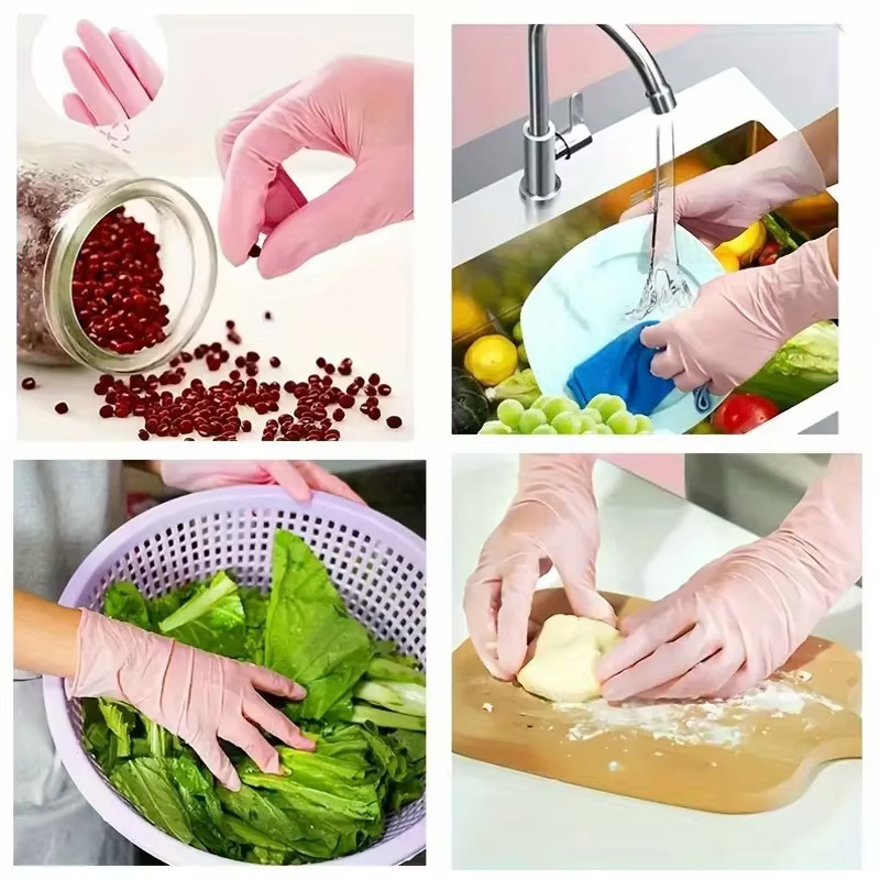 Guantes de Nitrilo Desechables - Rubber Glove Cleaning reseña y precio